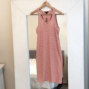 J. Crew Size XS Casual Dress. Red/White stripes.
